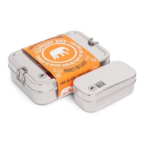 elephant stainless steel lunch box|metal packed lunch box.